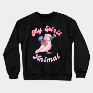 My Spirit Animal is a Cockatoo Parrot Crewneck Sweatshirt